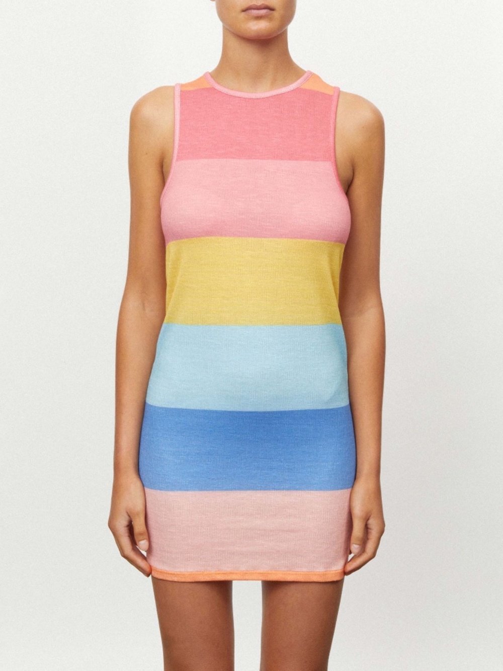 IT'S NOW COOL- Knit Dress in Sea Me - Size S